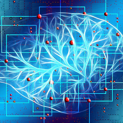 decorative image of what could be nerves in the brain