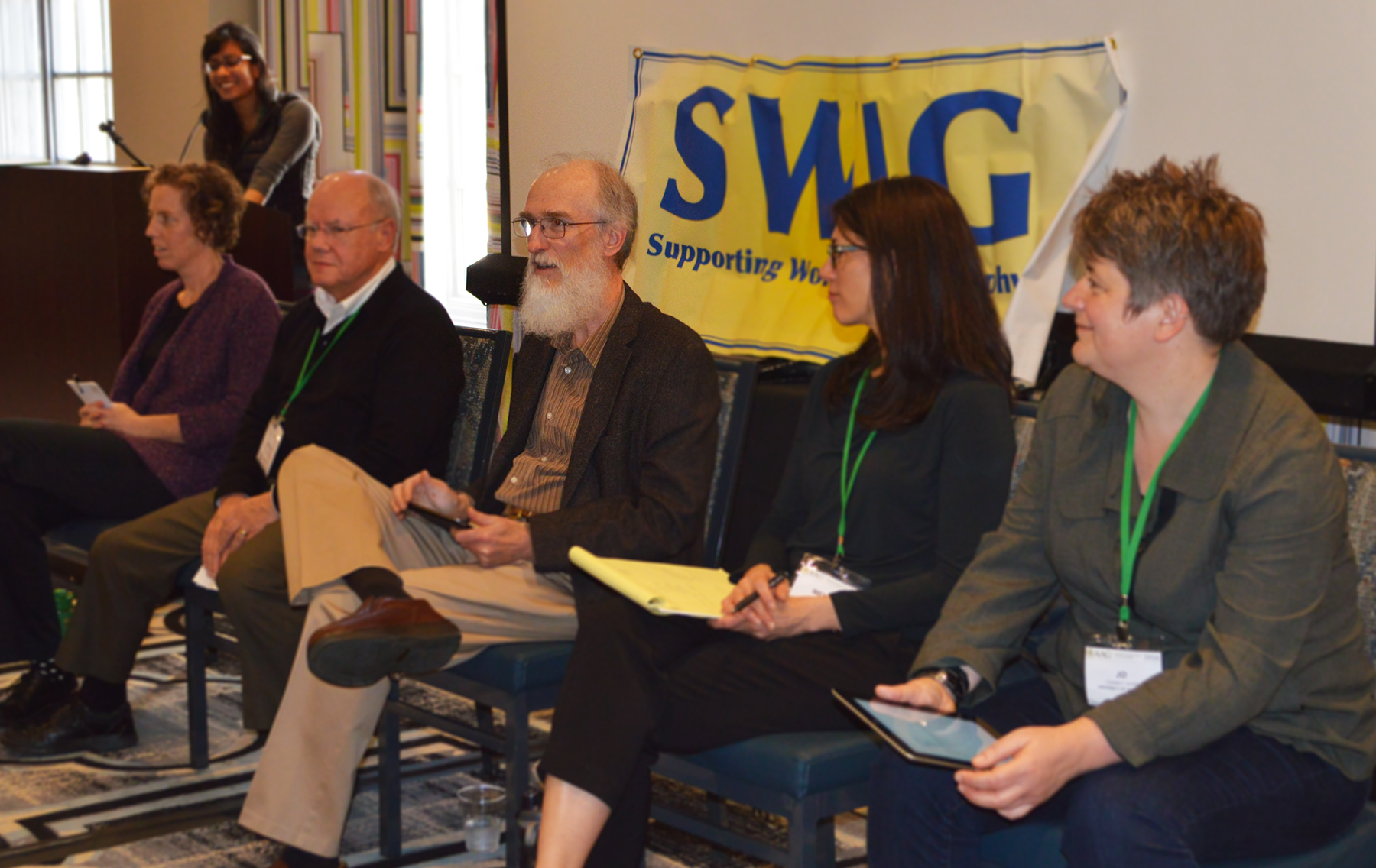 MacEachren on SWIG panel in 2016