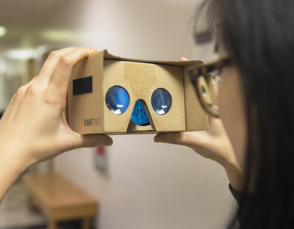 Cardboard viewer