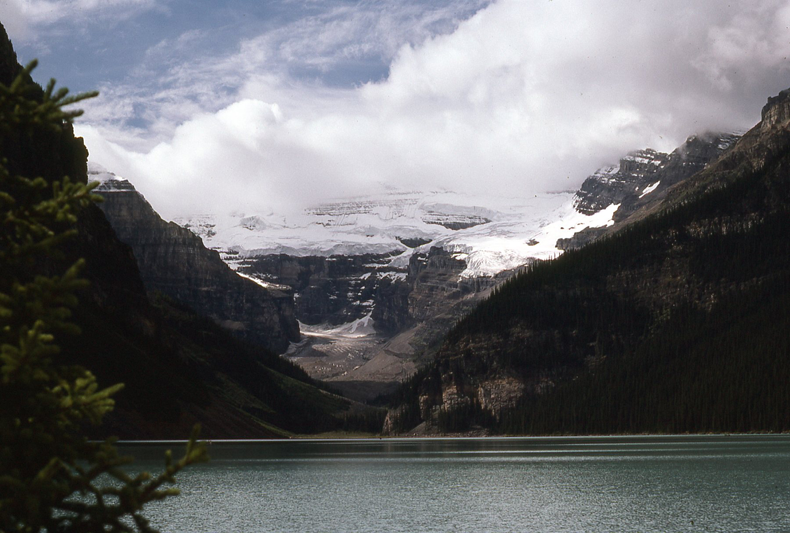 Glacial retreat Lake Louise